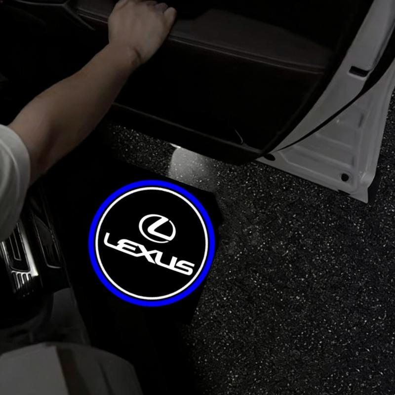 2026 Hot Interior Stickers LED Car Door Projector Welcome Ghost Shadow Light Accessories For Lexus RX ES GX LS LX IS GS UX Serie