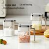 Küchen-Glas-Feuchtigkeitsgeschütztes Gewürzglas-Set - Versiegelt, Haushalts-Quantifizierbare Salz- und Gewürzflaschen