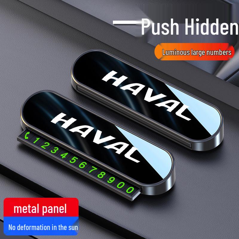 Hidden Laser Temporary Parking Signs for Haval H6/H9/M6, Big Dog, Raptor, Divine Beast, Falcon Dragon