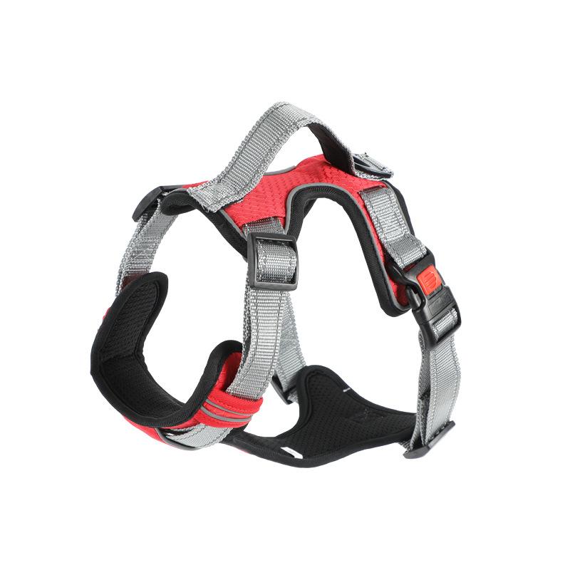Dog leash vest type dog strap pet chest strap dog leash medium and large dog explosion-proof walking dog leash