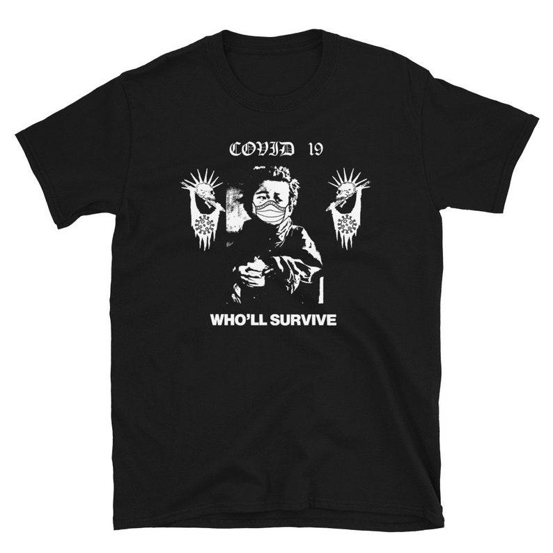 

230 Gsm 100% Cotton Covid 19Crude Ss Shirt XXS чёрный
