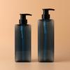 Dispenser Sapone Quadrati per Bagno 400/500ml Ricaricabili Porta Shampoo Gel Doccia Dispenser Portatile da Viaggio Bottiglia Vuota con Pompa per Bagno