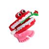 7Pcs Chattering Teeth Wind Up Toy Walking Teeth Novelty Gags Joke Toys Halloween Christmas Party Desktop Decoration Gifts
