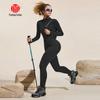 Cross-Border Yoga Bodysuit: High-Elastic, Hip-Lifting, Zipper Cardigan, Long Sleeve Fitness Wear