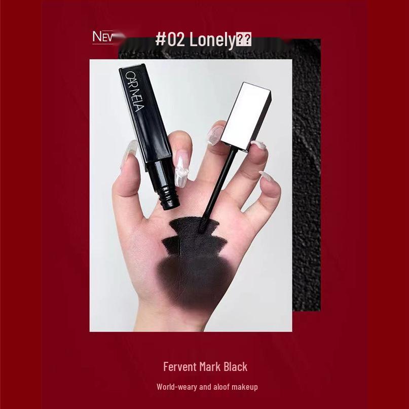 Carmela Lipstick: Renaissance Lip Mud - Dark Style Essential in Black, Brown, Super White.