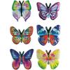 Herma Butterflies Magic Sticker (Embossed)