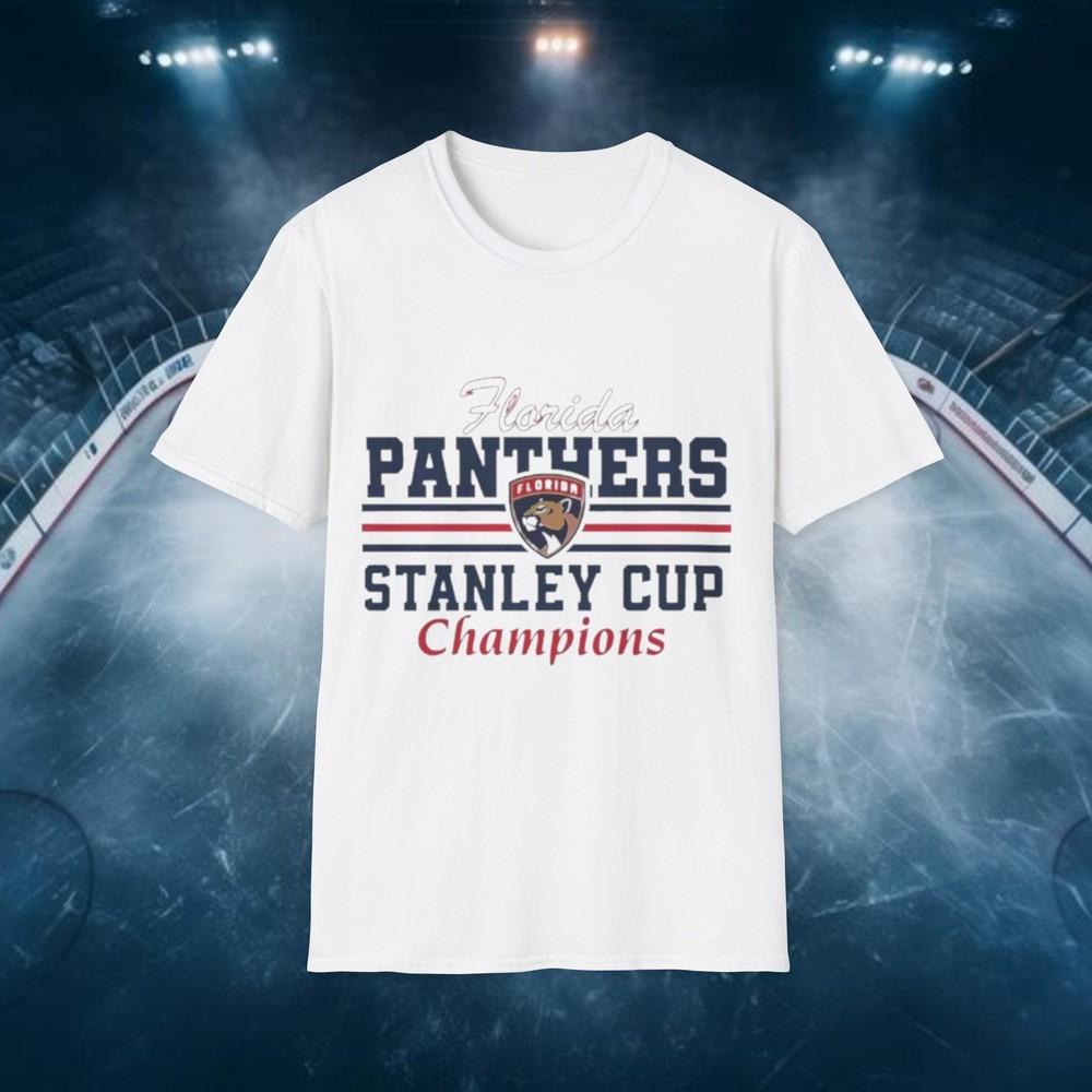 Soft Cotton T-Shirt. Florida Panthers. Stanley Cup Champions  Unisex T-Shirt XXXXL