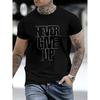 European sizes Men Casual Short Sleeve Tee Cotton - Comfortable Crew Neck, Soft Adorable Tees Tops