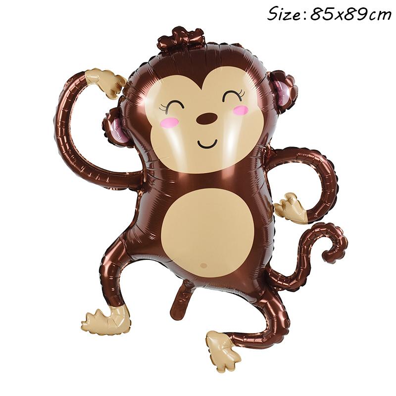 1. Dschungeltier Geburtstag Foto Banner Girlande 12 Monate Wimpelkette Safari Wild One Jahr Baby Geburtstagsparty Dekoration Zubehör