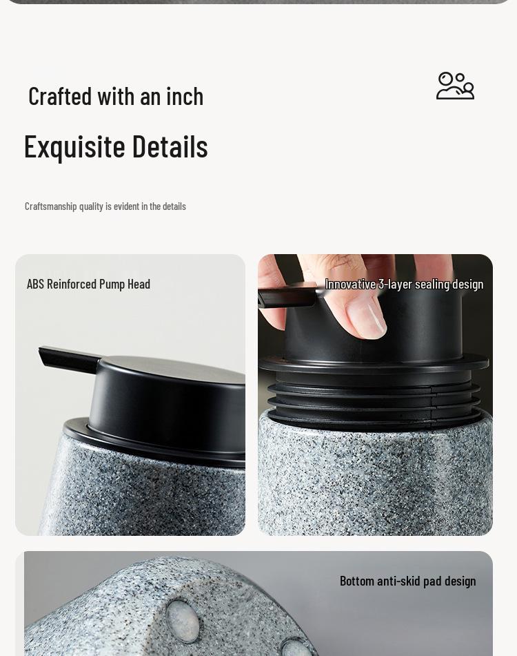 High-Value Foaming Dispenser for Lotion, Shower Gel, Detergent, and Dish Soap