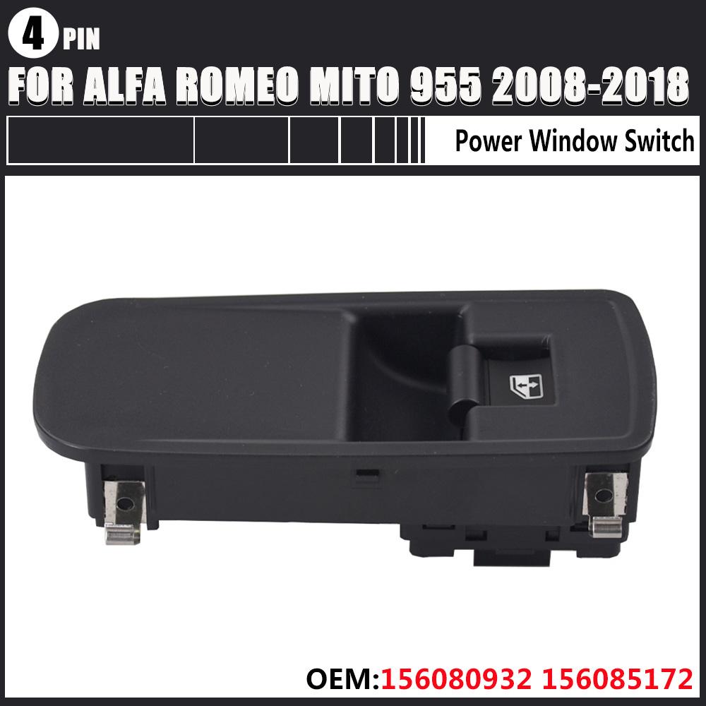 Front Left Electric Power Window Control Regulator Switch for Alfa Romeo Mito 955 2008-2018 156083273 156080933 Car Accessories 156080932