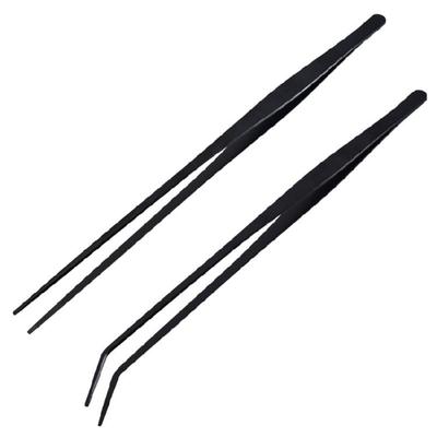 Langer Griff 27cm Aquarienpinzette 2 Stück Werkzeug für professionelle Aquarianer für detaillierte Pflanzenanordnung und Fütterungsaufgaben