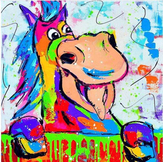 5d Diamond Painting Color Cow Chicken Ostrich Butterfly Picture Full Diamond Rhinestone Embroidery