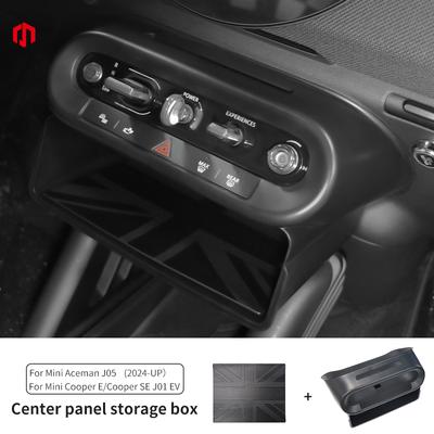 Úložný box pro centrální ovládací panel pro BMW MINI Cooper E SE J01 EV Aceman J05 Příslušenství úložného boxu do interiéru vozu