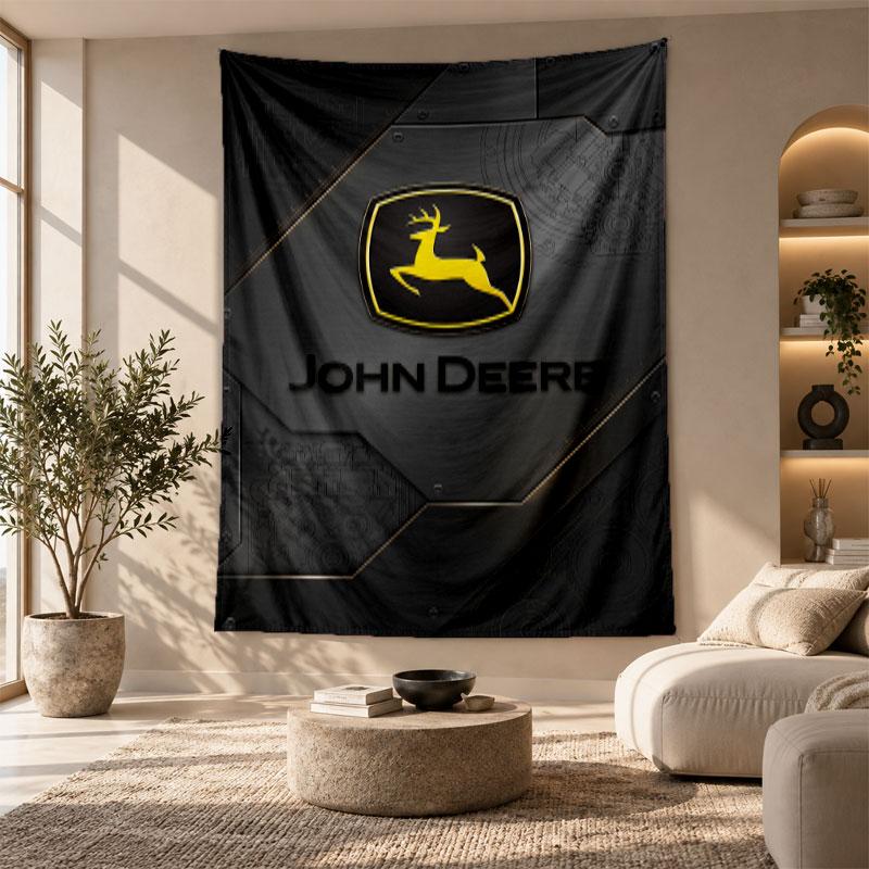 Dekoratives Wandteppich, John Deere Bedruckte Wandkunst, Leichte Wanddekoration Für Schlafzimmer Hintergrund