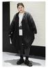 Plus Size Women's Hooded Long Sleeve Midi Trench Coat 300 Jin Fat MM Slimming Jacket