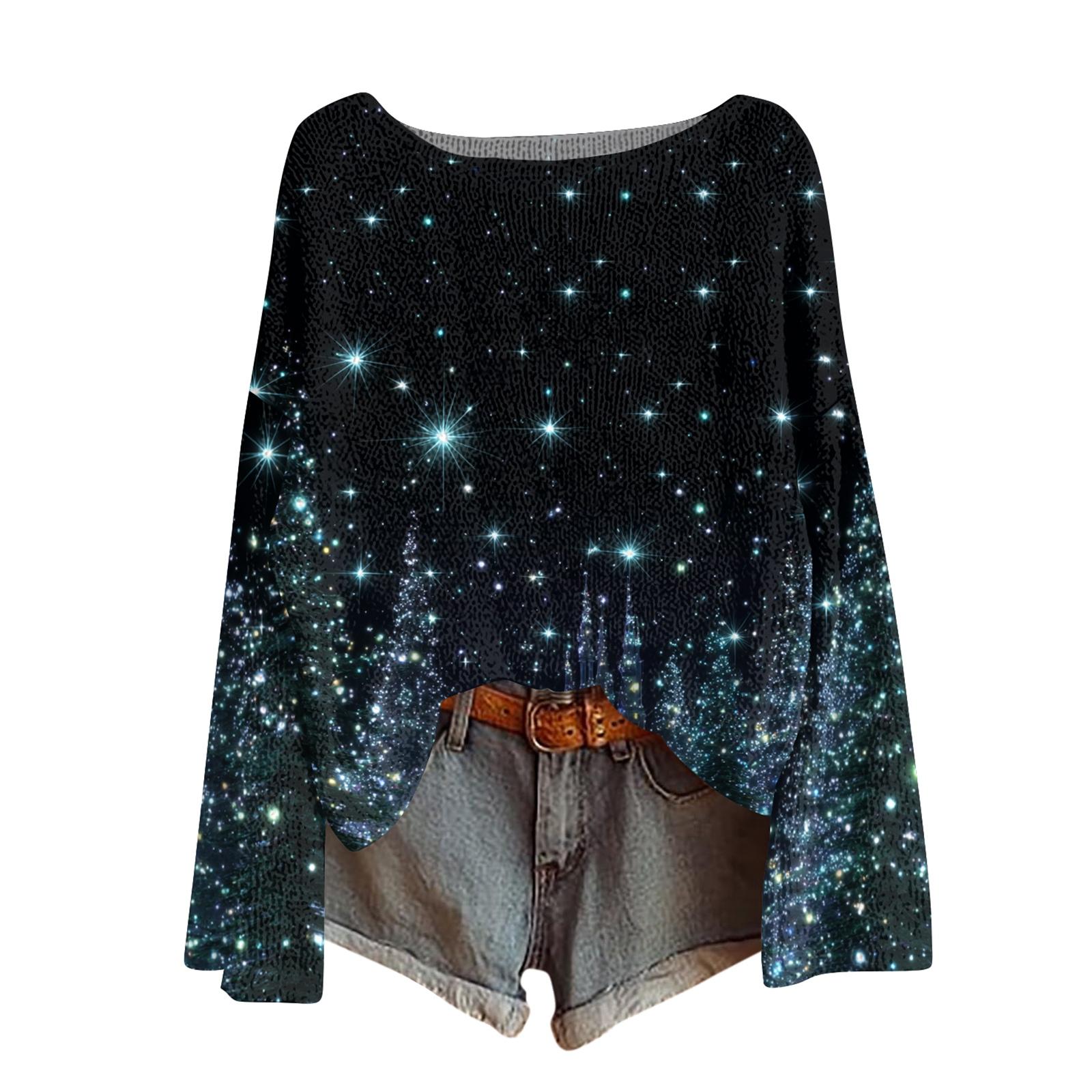 

Женские осенние свитера с длинным рукавом, топы с принтом, пуловеры, свободная нарядная повседневная базовая одежда XXL тёмно-синий