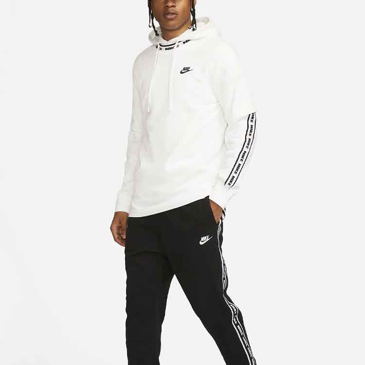 Nike Knit Casual Sports Crew Neck Pullover Short Sleeve T-Shirt Men Tops White FB7310-100