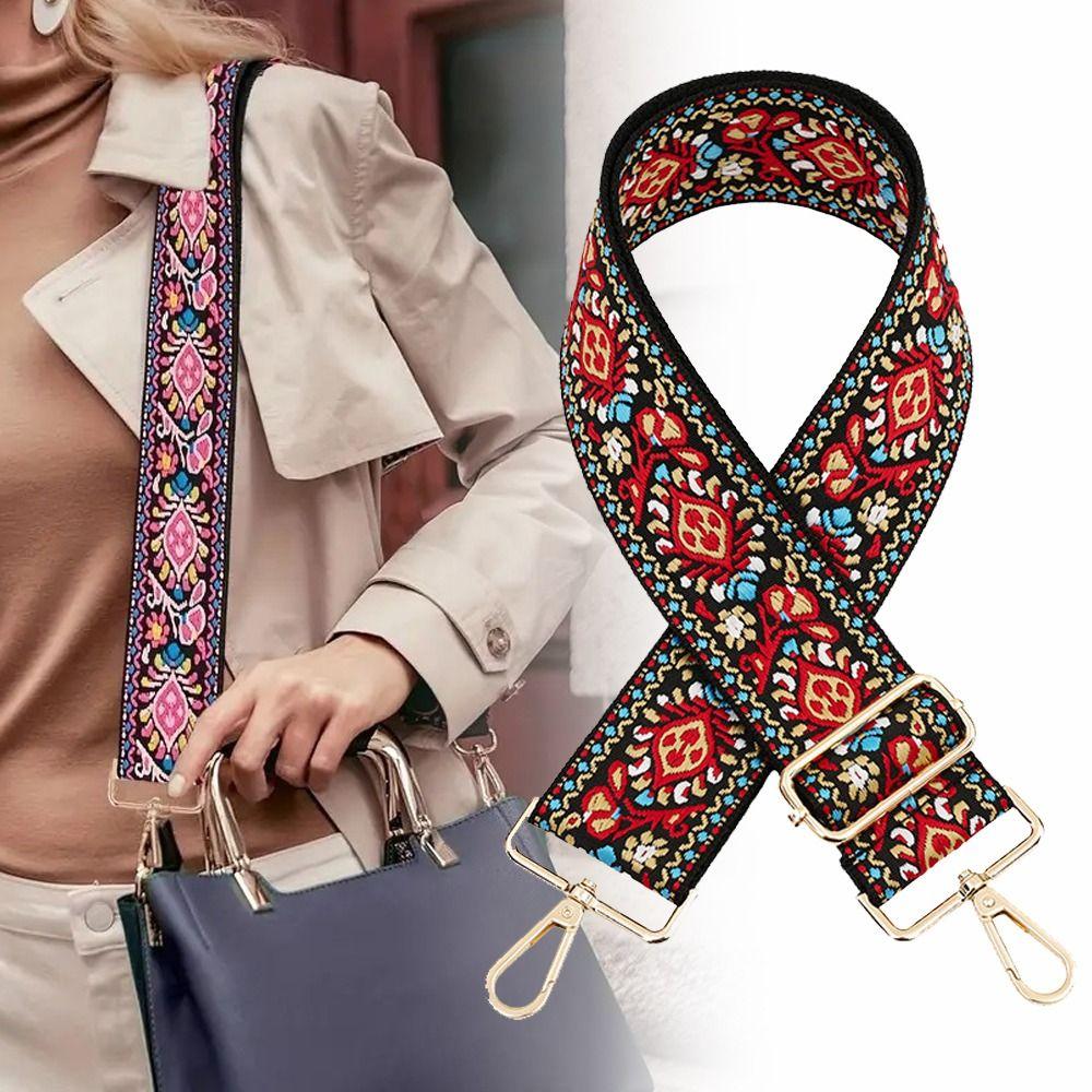 Nylon Crossbody Bag Strap Detachable Adjustable Shoulder Bag Belts Replacement Diamond Pattern Messenger Bags Strap