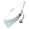 Exquisite Handmade Vintage Tassels Charm Bell Pendant Hanging Rope Ornament for Bags Or Keys Car Interior Decoration