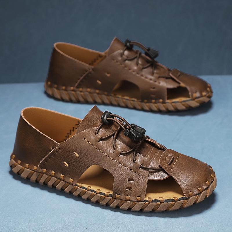 Men's Sandals New Walking Shoes Male Summer Casual Beach Shoes Men Breathable Man Sandals 2024