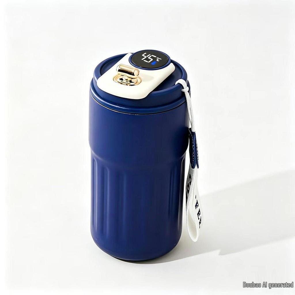 316 Stainless Steel Smart Display Insulated Coffee Mug, Large Capacity with Custom Logo