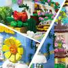 2091Pcs Succulent Flower House Building Blocks Set, Flower House Assembly Toys, Flower Assembly Building Blocks Decoration