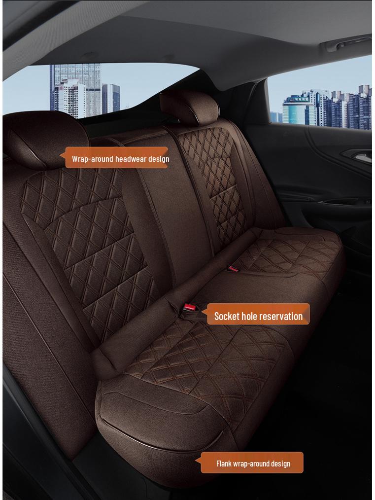 Toyota Corolla All-Season Linen Seat Covers, 5-Seat Full-Surround Design