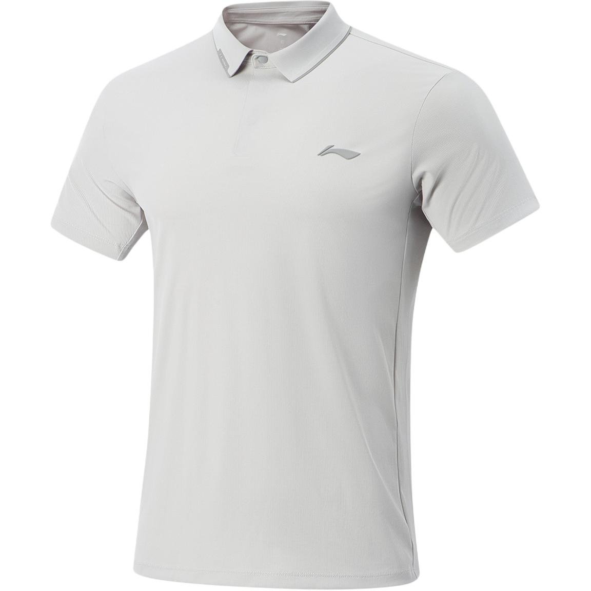 Li-Ning Comfortable Simple Versatile Fashion Lightweight Breathable Polo Men tops APLV041-7 L