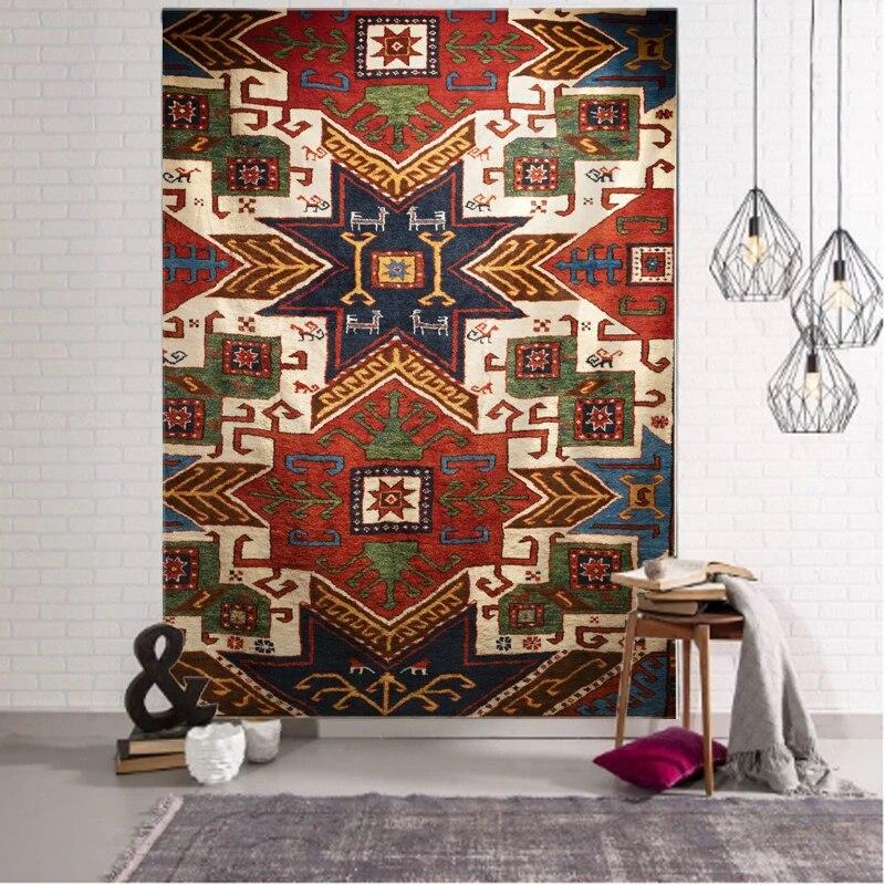 Персидский абстрактный декоративный гобелен с узором мандалы — фото 5