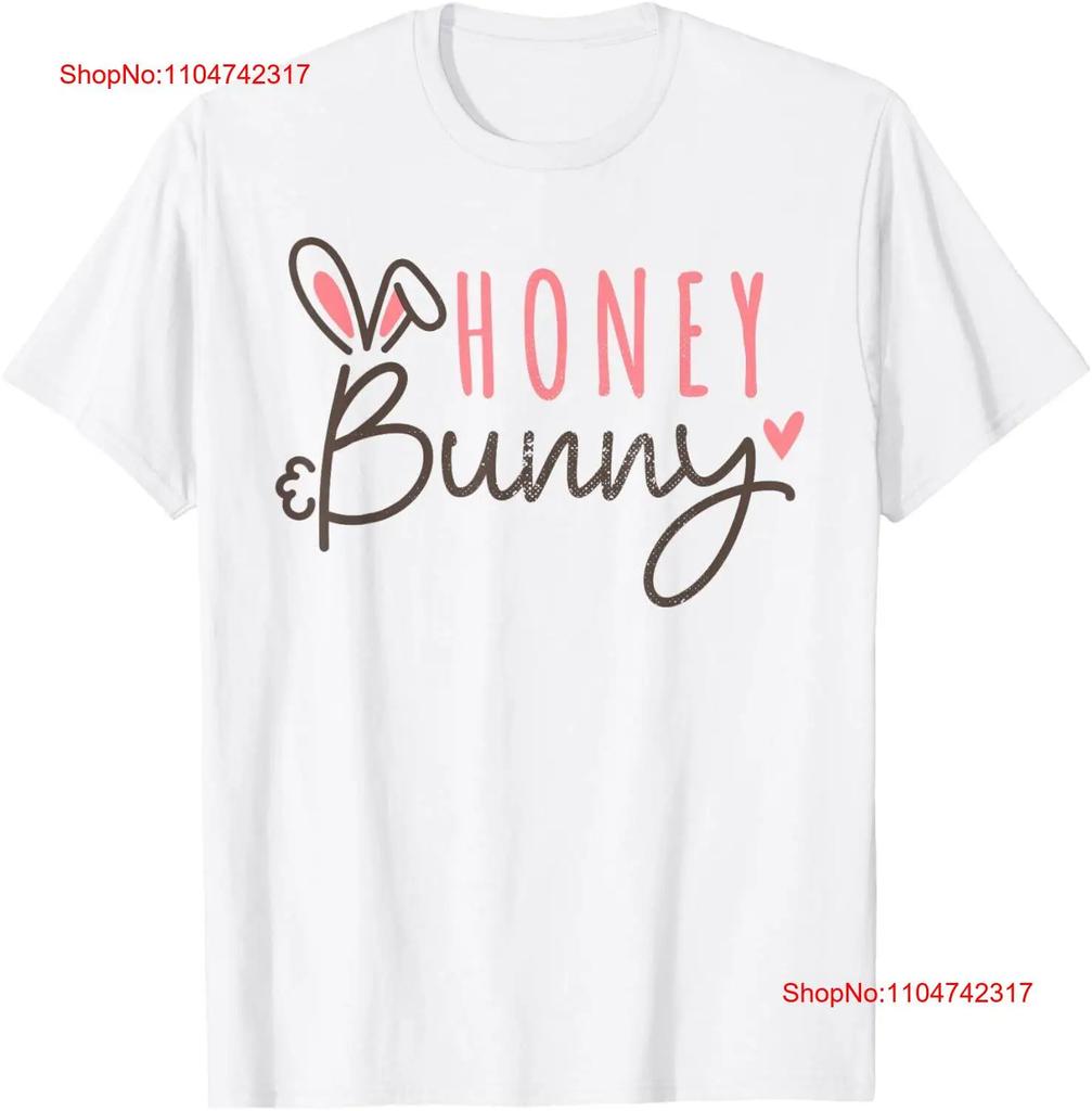 Cute Easter Bunny Vintage Happy Honey T Shirt Vintage Washed Top For Everyday Wear Fashion Graphic Streetwear Designer Clothes