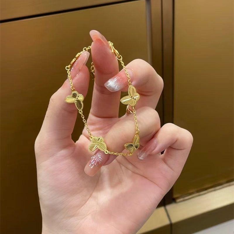 Five Small Butterfly Bracelets Women's Fashion Versatile Niche New Simple Girlfriend Girlfriend Gift