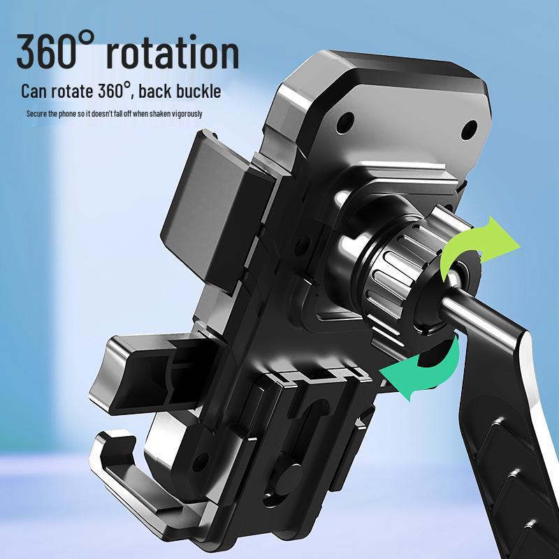 2025 Anti-Shake Phone Holder for Electric Vehicles, Bicycles, and Motorcycles – Ideal for Food Delivery Riders and Navigation