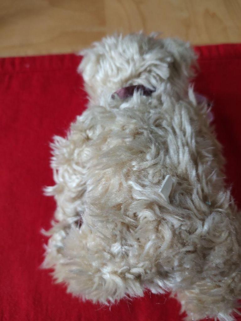 [BRUKT] Søt antikk teddybjørn pelsmateriale teddybjørn