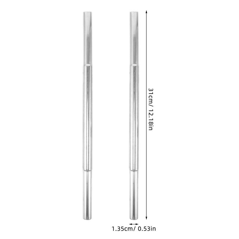 2Pcs Golf Club Shaft Extension Rod Professional Iron Lengthening Stick Easy Installation for Enhanced Swing Stability Distance