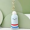 1Pc Cute Fun Plush Keychain Tooth Shape Pendant Mini Toothpaste Toothbrush Keyring Dental Cute Model For Kids Brushing Learning