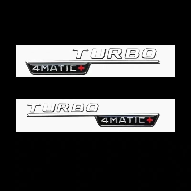 Samolepka na auto AMG W220 Pro Benz 4ks/sada 3D ABS Samolepka na auto pro Mercedes-Benz Třída CLS TURBO 4MATIC Modifikované logo AMG CLS 53S 63S