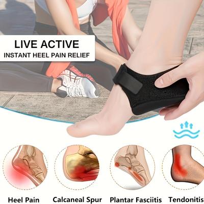 Durable Heel Protectors Pain Relief Plantar Fasciitis Support Cracked Heel Repair Universal Fit Shoe Inserts Seniors Parents Elderly Gift