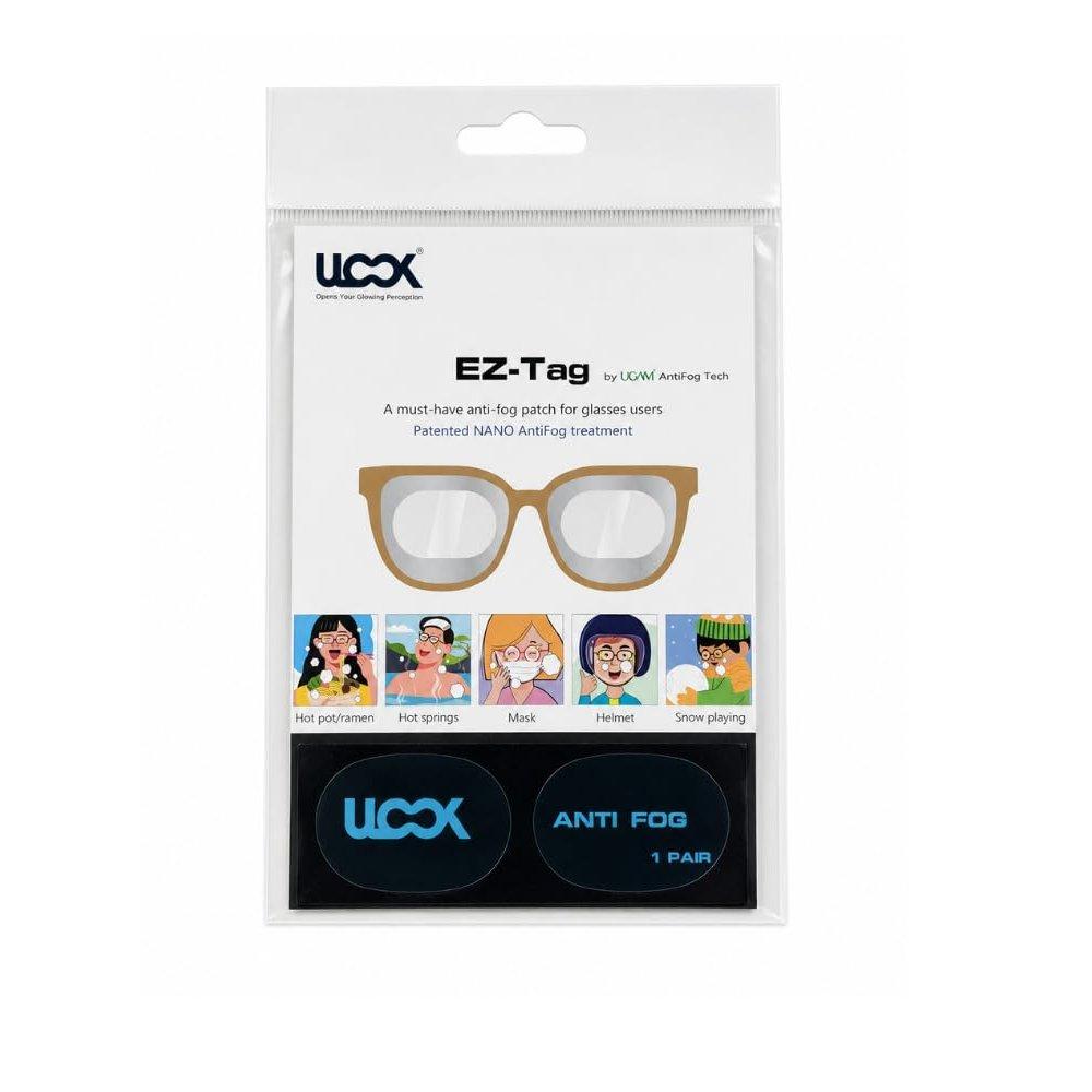 MITSUBA ULOOK EZ-Tag Anti-Fog Stickers for Glasses UL-08EZ-Tag, Motorcycle Helmet Eyewear Anti-Fogging Film Sheet, 1 Pair (2 Pieces)
