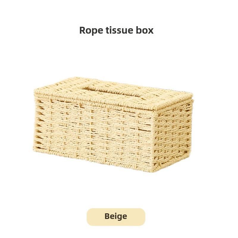 

Коробка для салфеток ручной работы для гостиной, ящика для бумаг в машине, креативные и милые салфетки, журнального столика и ящика для бумаг бежевый
