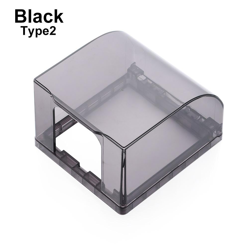 86 Type Waterproof Box Electric Plug Cover Self-Adhesive Wall Socket Bathroom Wall Switch Protection Cover Socket