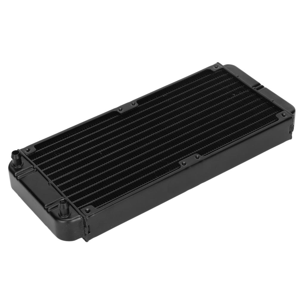 Aluminum Radiator Good Heat Dissipation 18 Heat Dissipating Tubes Low Noise G 1 4 Screw Thread Aluminum Heat Exchanger