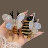 [Adorable Bee Hair Claw] New High-Quality Hair Claw, Creative Cute Half-Updo Hairpin, Bun Clip, Adorable Bee Hair Claw Accessory