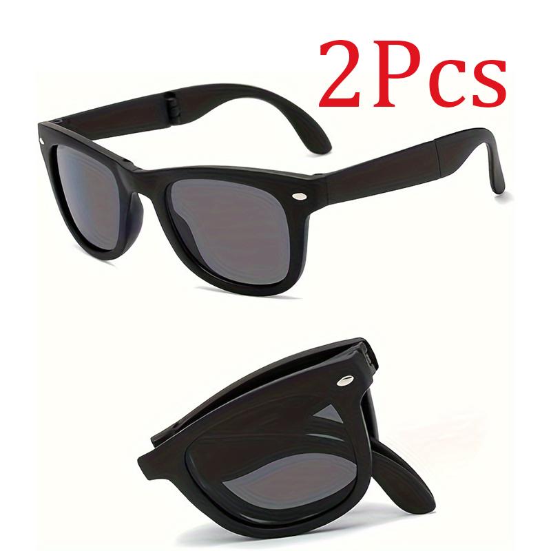 

Неполяризованные 2 шт. Мужские модные солнцезащитные очки для вождения унисекс для водителя автомобиля с черными линзами