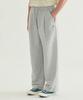 COVERNAT Signature Symbol Wide Sweatpants Melange Gray