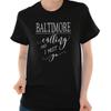 Cool Baltimore Maryland Is Calling I Must Go Womens Graphic Crewneck T Shirt Tee