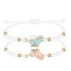 Adjustable Cross-Woven Butterfly Bracelet for Couples & Best Friends - Versatile Sweet Style Hand Jewelry