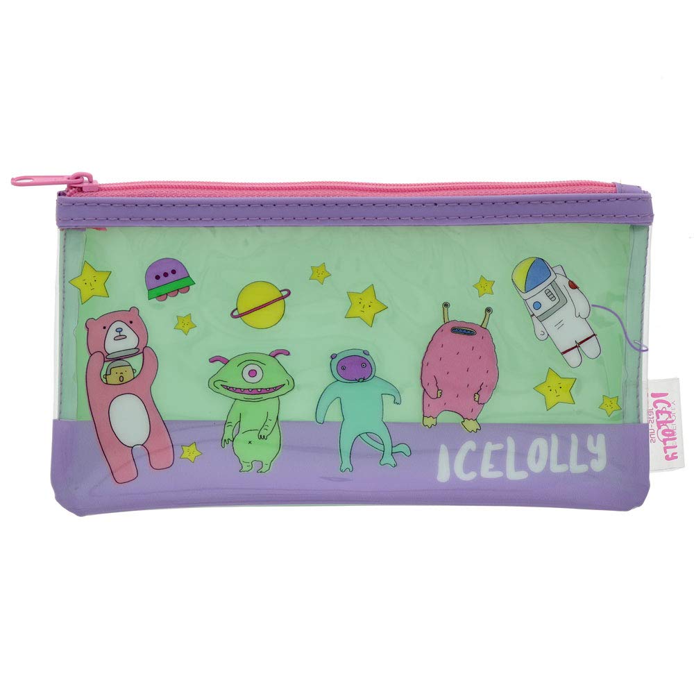 Sunstar Stationery Ice Lorry Flat Pencil S1422510 Case, Alien,