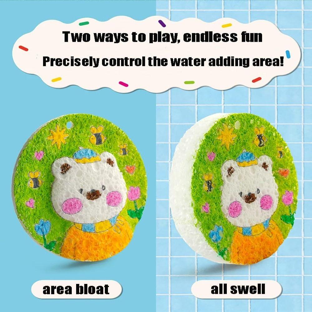 With Drawing Pens Magic Texture Painting Kit With Easel 3D Drawing Canvas Sponge  Art Supplies