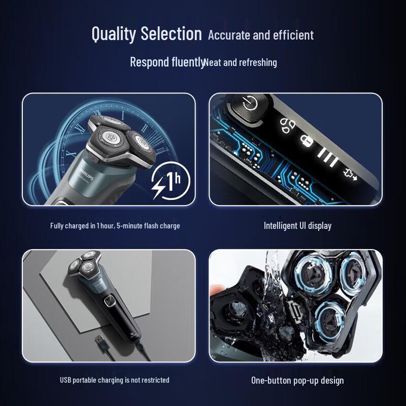 Philips Series 5000 Electric Shaver CN plug (adapter included)